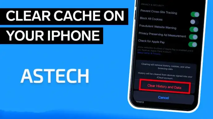 Clear cache on iPhone United State